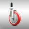 Service Caster 5 Inch 316SS Red Polyurethane Wheel Swivel 1-1/8 Inch Expanding Stem Caster SCC-SS316EX20S514-PPUB-RED-118 - alternate 1